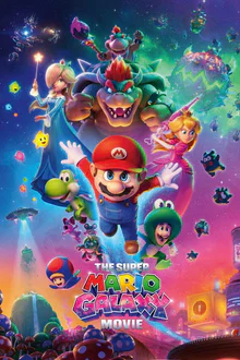The Super Mario Galaxy Movie poster artwork